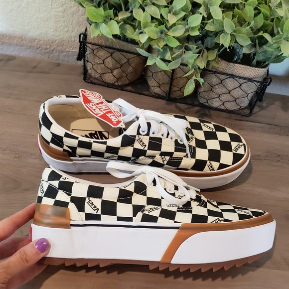 Vans Shoes - Vans Era Stacked Sneaker Checkerboard